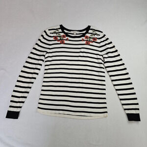 LOFT EMBROIDERED SWEATER‎ TOP